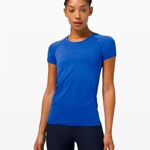 Lululemon | Swiftly Tech Short Sleeve Blue Athletic Top